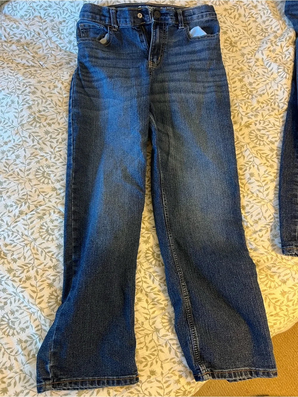 Bundle of 2 Boys 12/12A Adjustable waist Classic Dark Wash Denim Jeans